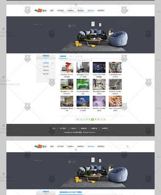 建筑装饰企业网站模板HTML5源码产品展示 基于Dreamweaver的网页设计与整合实践